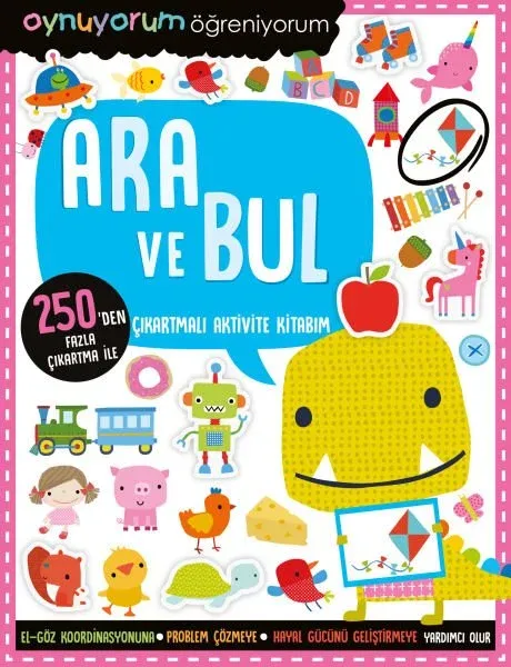 İndigo Çocuk Oynuyorum Öğreniyorum Çıkartmalı Aktivite Kitabım - Ara ve Bul