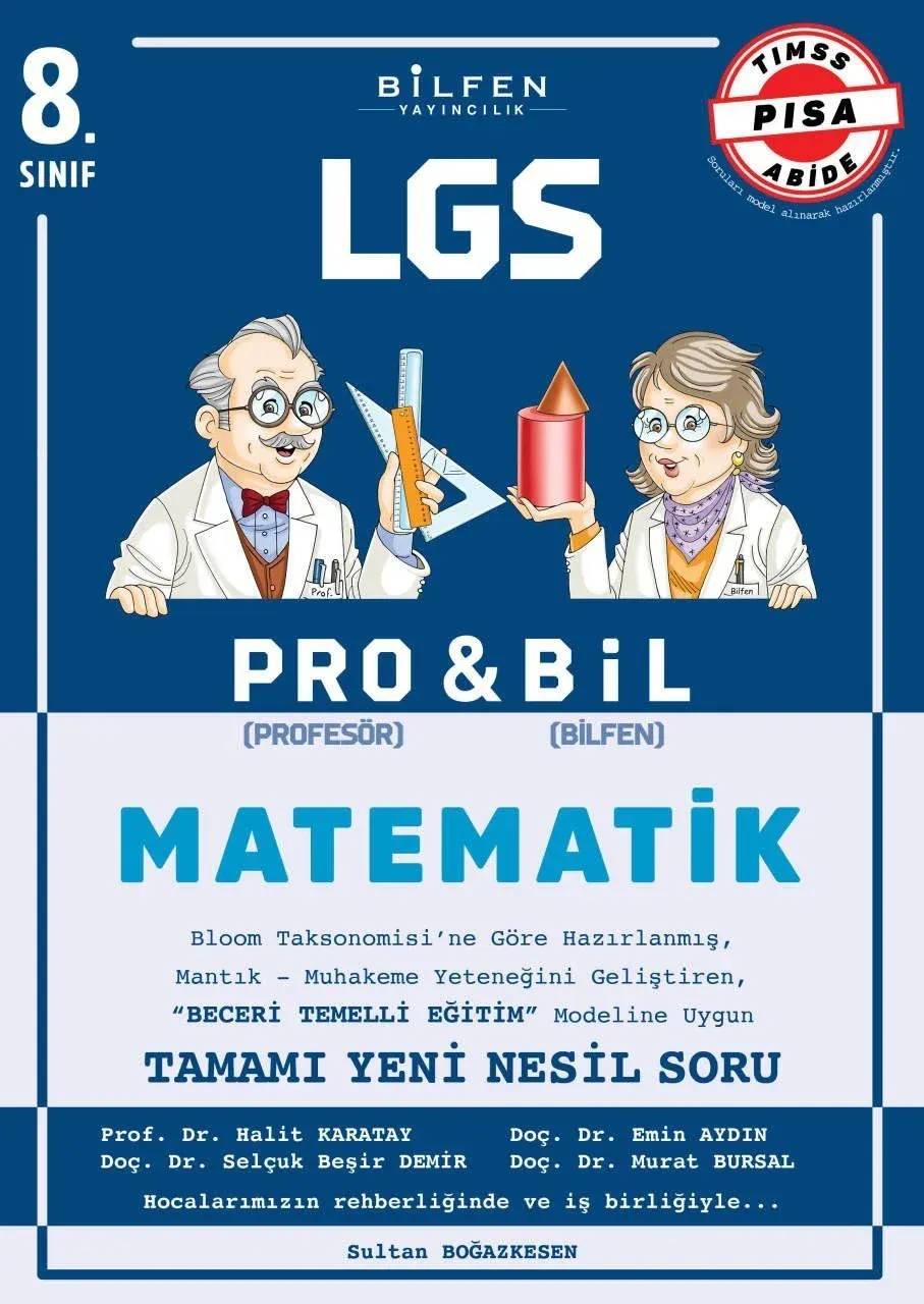Bilfen Yayıncılık 8.Sınıf Pro-Bil Matematik Soru Bankası 2026