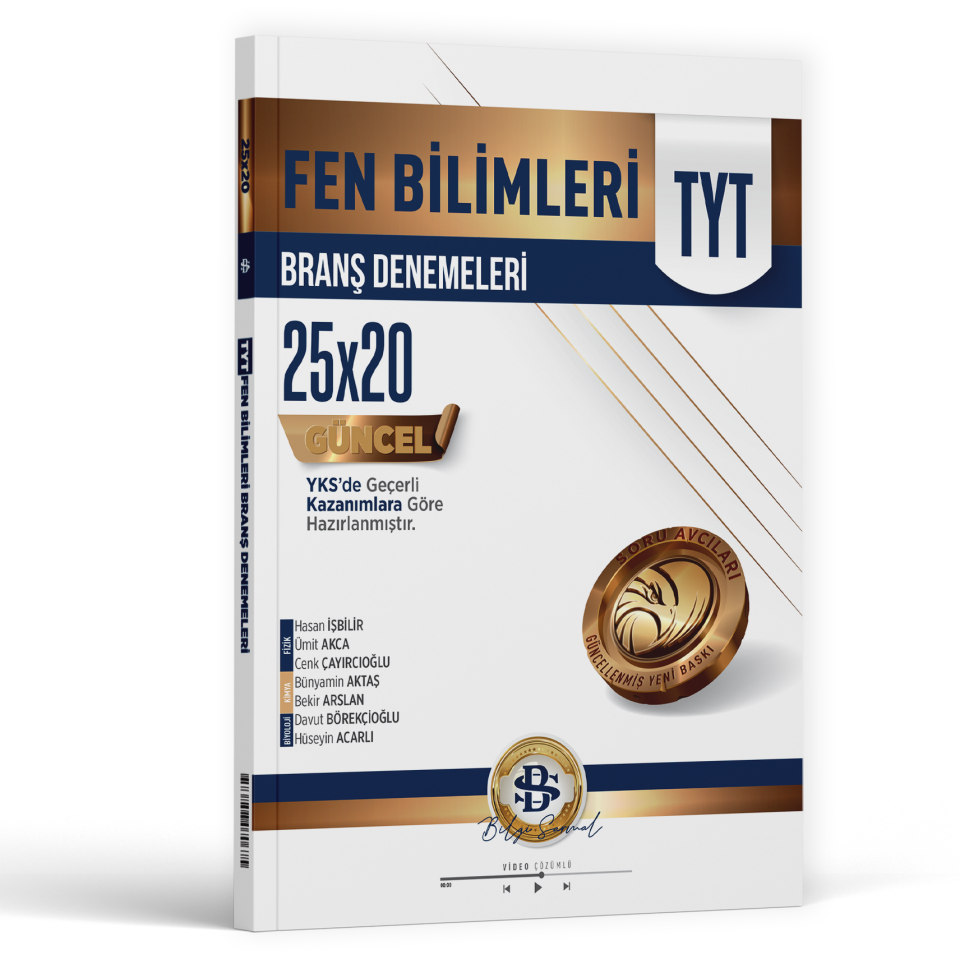 2027 Bilgi Sarmal Yayınları Tyt Fen Bilimleri 25X20 Branş Denemeleri