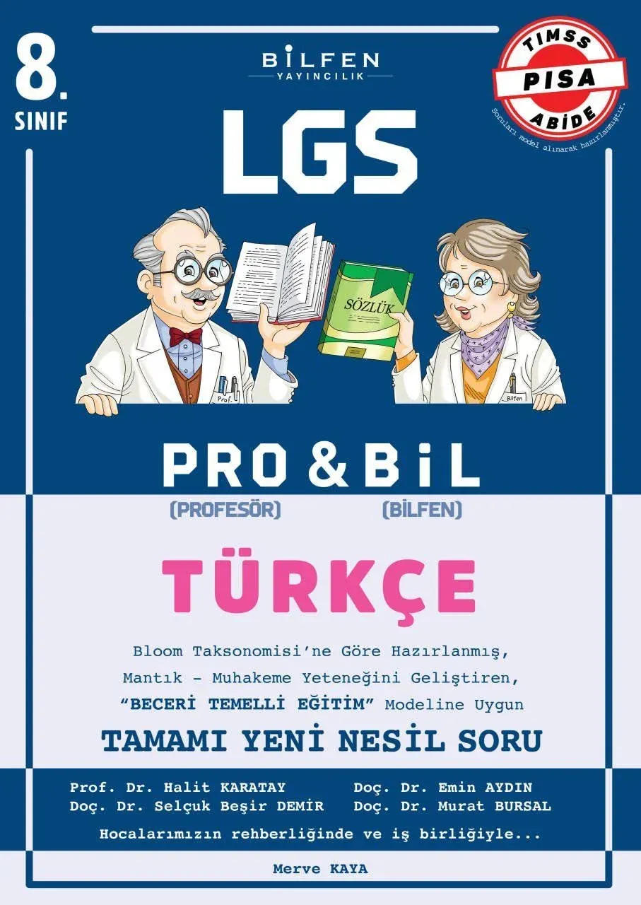 Bilfen Yayıncılık 8.Sınıf Pro & Bil Türkçe Soru Bankası 2026