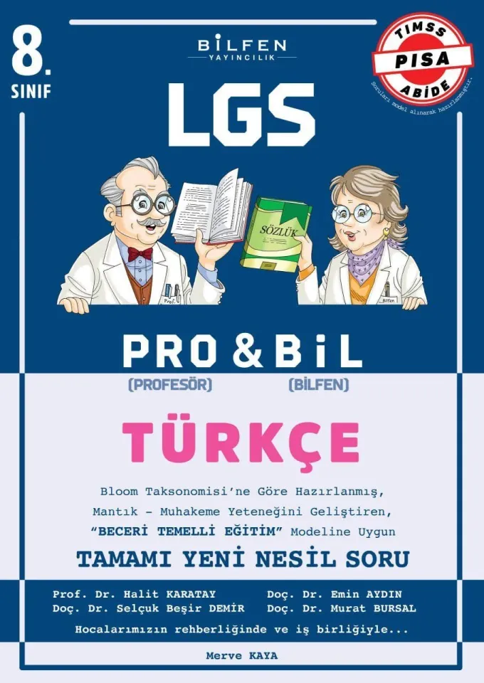 Bilfen Yayıncılık 8.Sınıf Pro & Bil Türkçe Soru Bankası 2026