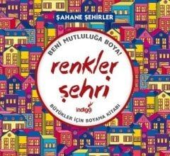 İndigo Kitap Renkler Şehri - Yetişkinler İçin Mandala