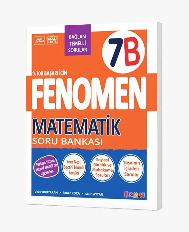 2027 Fenomen Yayıncılık 7.Sınıf Matematik B Soru Bankası Bağlam Temelli