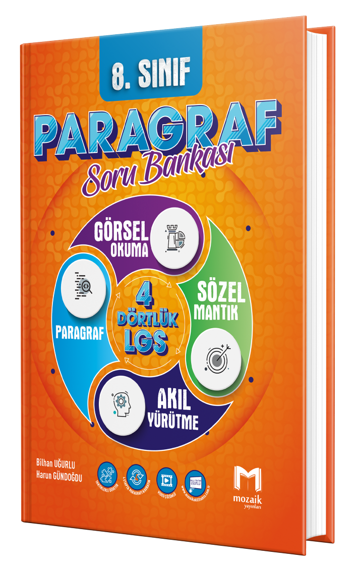2027 Mozaik Yayınları 8.Sınıf Paragraf Soru Bankası