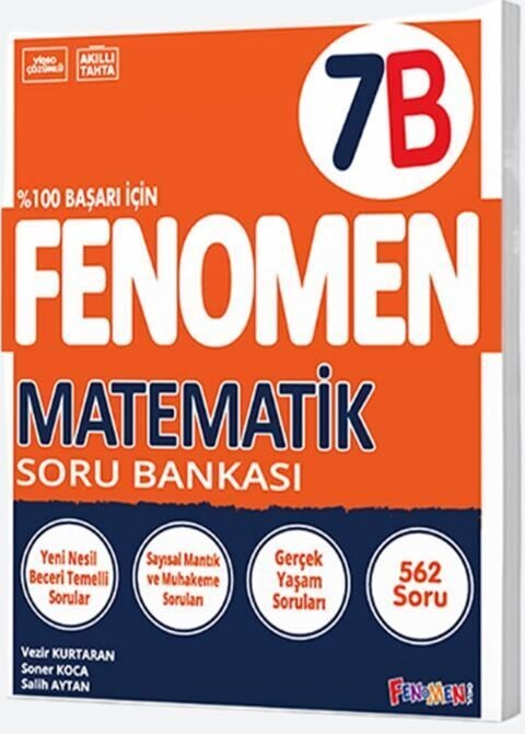 Fenomen Yayıncılık 7.Sınıf Matematik B Soru Bankası 2026