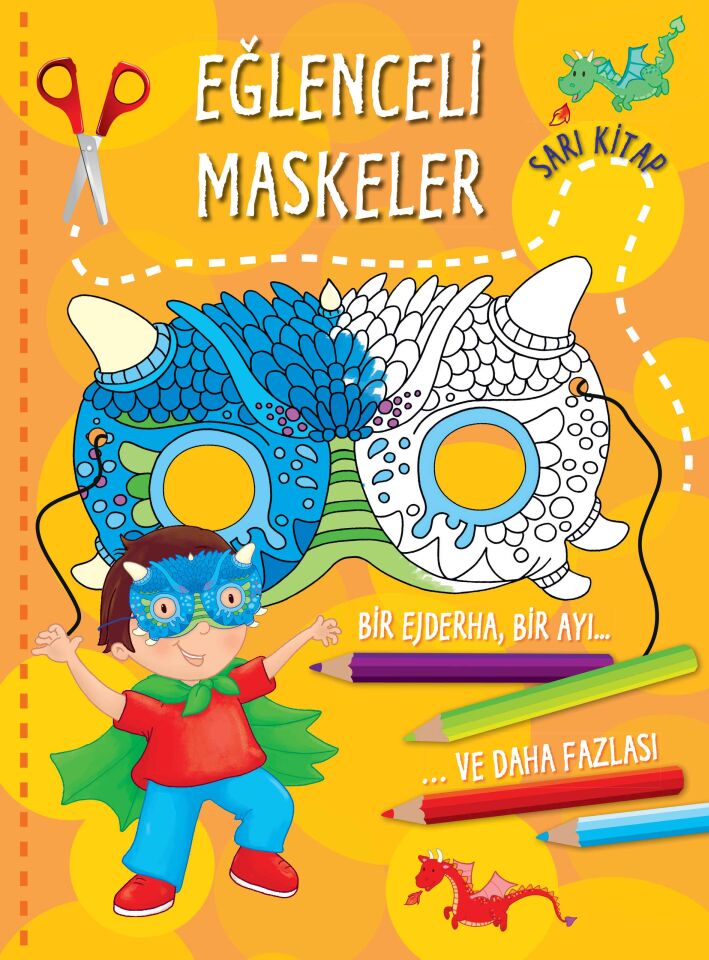 Parıltı Yayıncılık Eğlenceli Maskeler Sarı Kitap