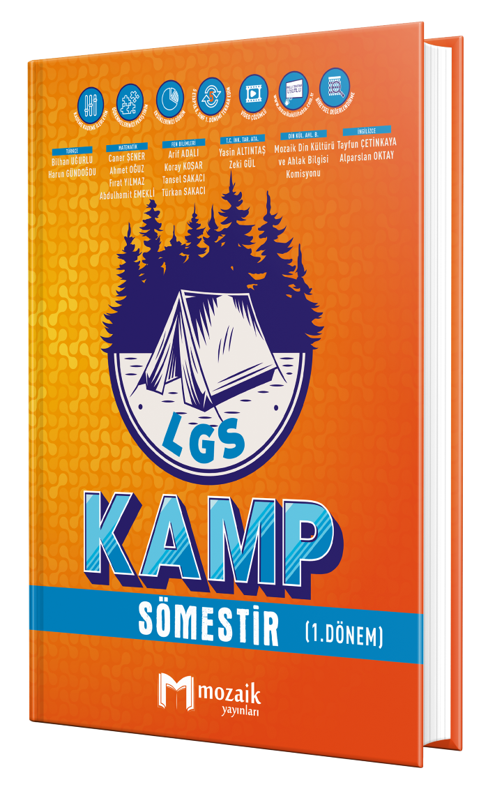 Mozaik Yayınları 8.Sınıf Kamp Sömestr (1.Dönem)