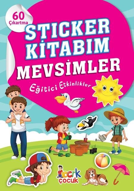 Bıcırık Yayınları Sticker Kitabım Mevsimler Eğitici Etkinlikler 60 Çıkartma