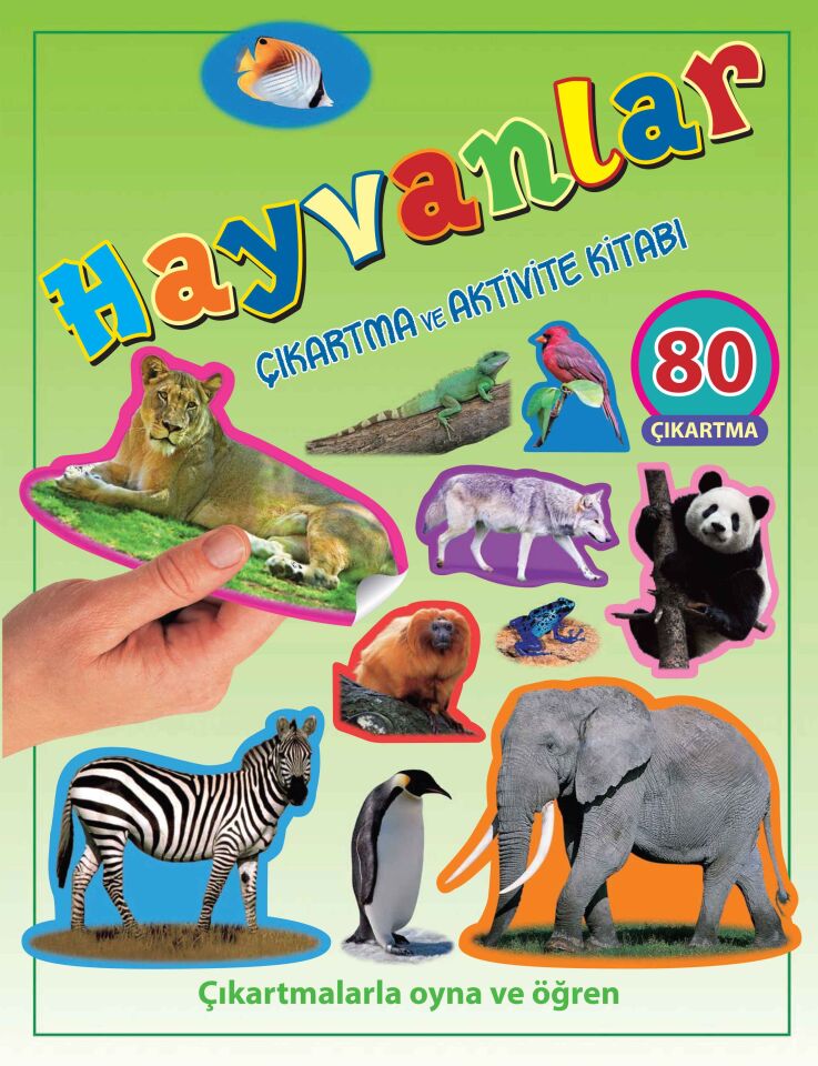 Parıltı Yayıncılık Hayvanlar Çıkartma Ve Aktivite Kitabı