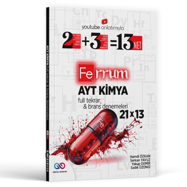 2027 Orbital Yayınları AYT Kimya Ferrum 21 x 13 Full Tekrar & Branş Denemeleri