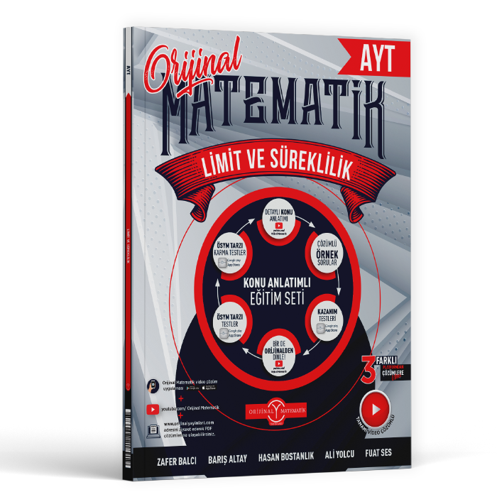 Orijinal Yayınları Ayt Matematik Limit ve Süreklilik Konu Anlatım Fasikülü