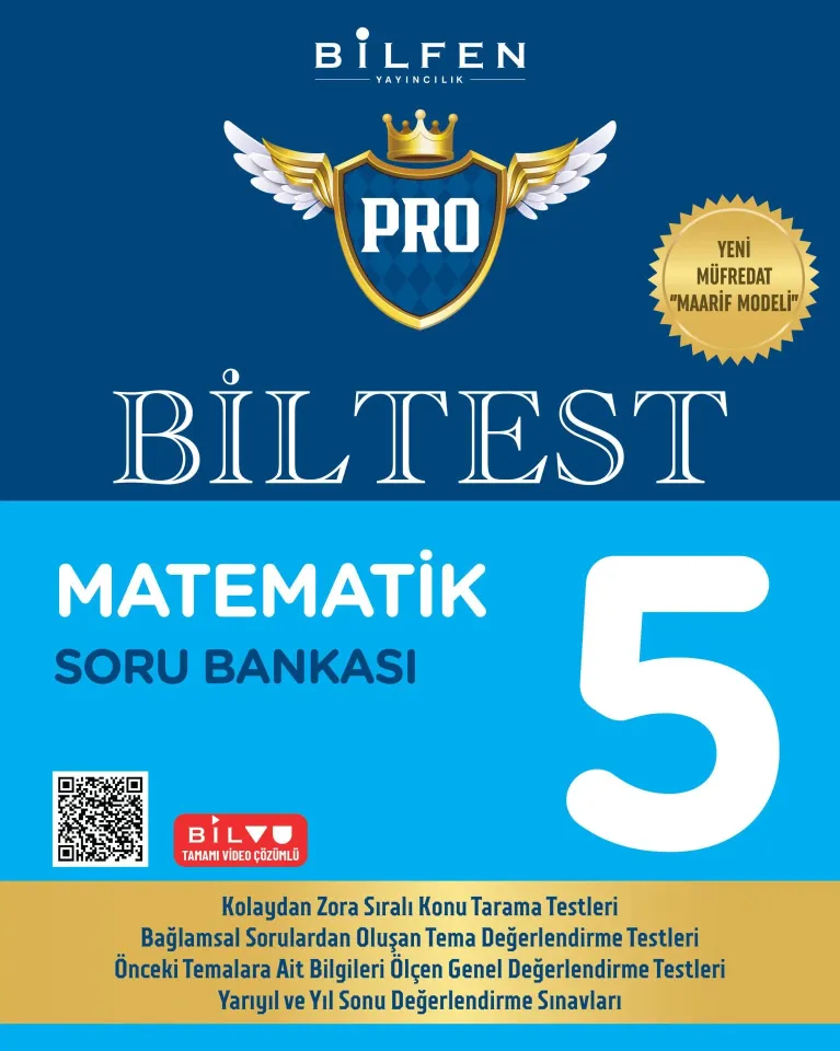 Bilfen Yayıncılık 5. Sınıf Biltest Pro Matematik  Soru Bankası  Yeni Müfredat 2026