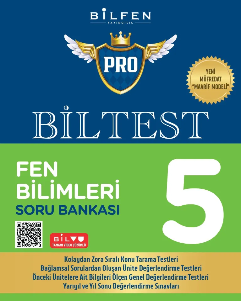 Bilfen Yayıncılık 5. Sınıf Biltest Pro Fen Bilimleri  Soru Bankası  Yeni Müfredat 2026