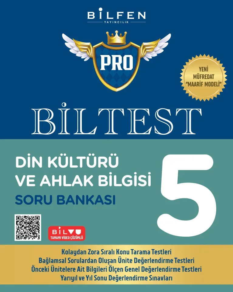 Bilfen Yayıncılık 5. Sınıf Biltest Pro Din Kültürü Ve Ahlak Bilgisi  Soru Bankası  Yeni Müfredat 2026