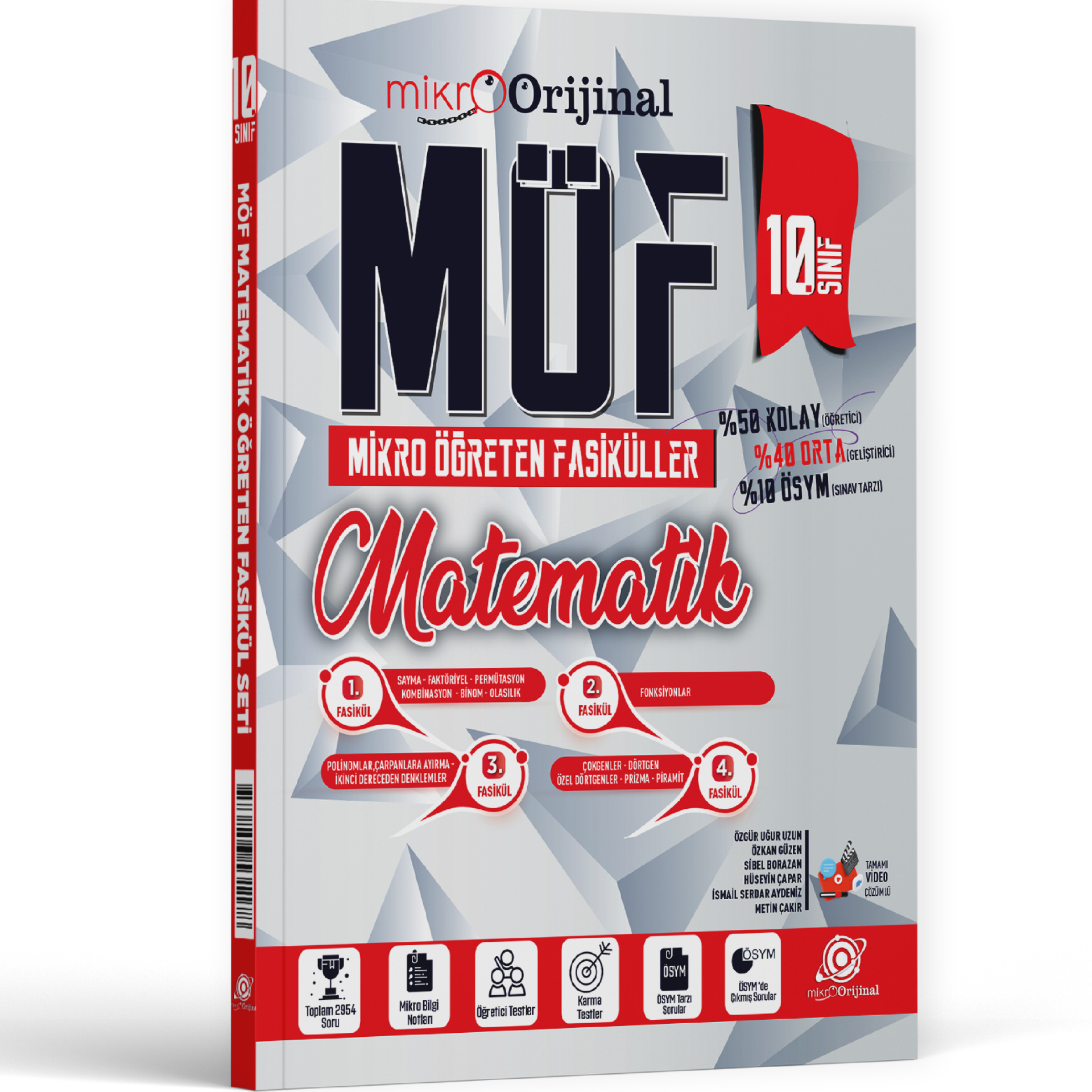 Orijinal Yayınları 10.Sınıf Mikro Matematik Möf Fasikül Seti