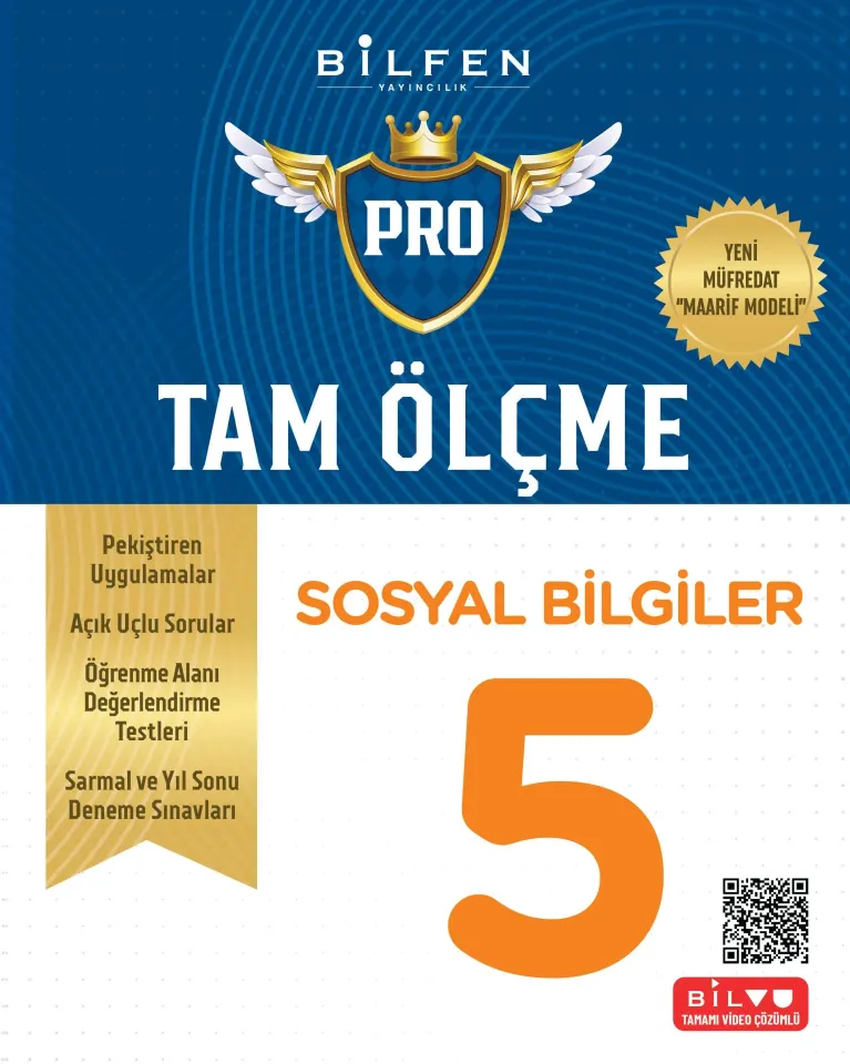 Bilfen Yayıncılık 5. Sınıf Tam Ölçme Pro Sosyal Bilgileri Soru Bankası  Yeni Müfredat 2026