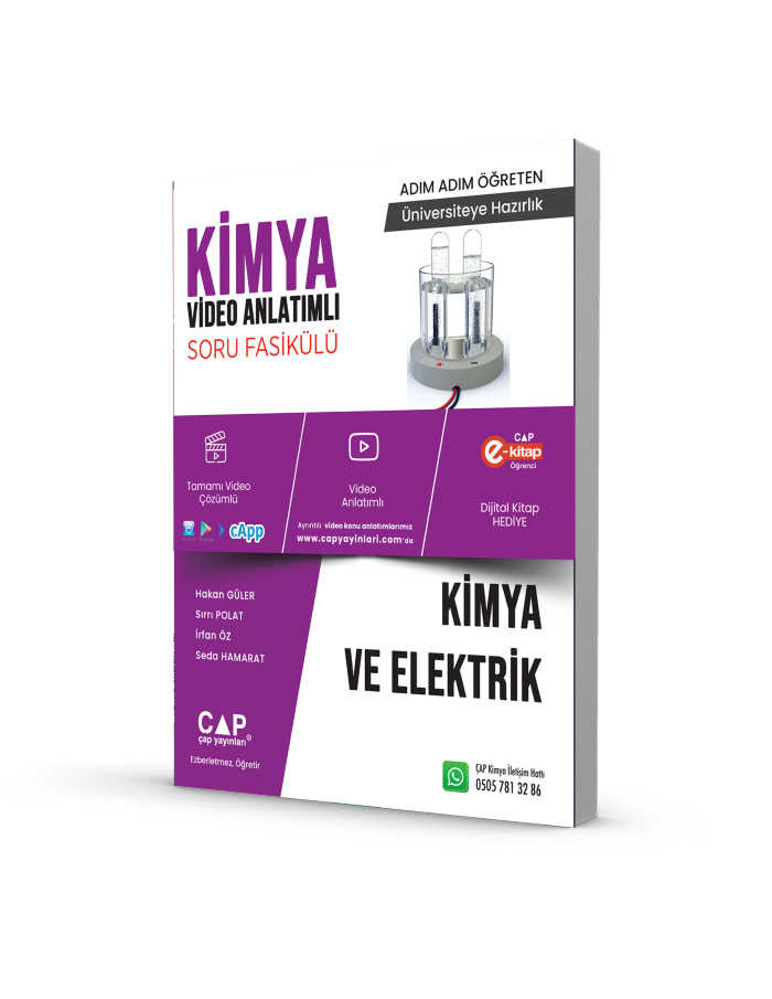 Çap Yayınları Üniversiteye Hazırlık Kimya Ve Elektrik Soru Fasikülü