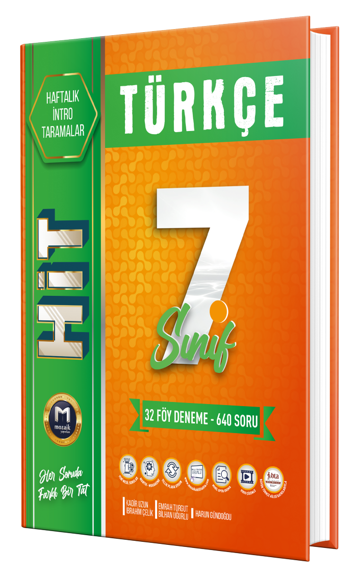 Mozaik Yayınları 7.Sınıf Türkçe Hit 32'Li Deneme