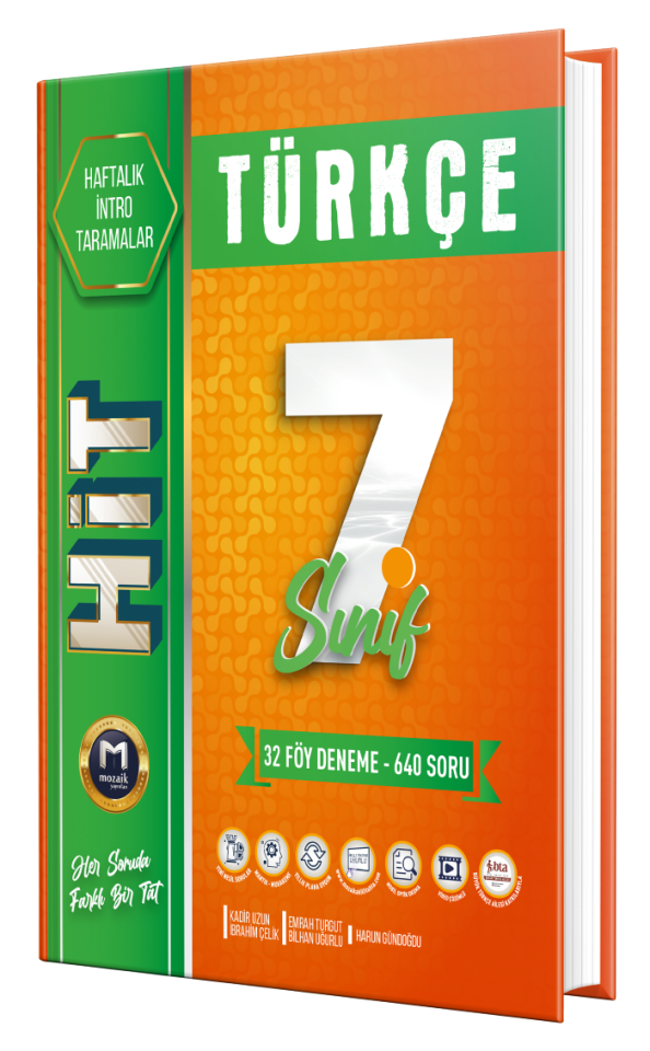 Mozaik Yayınları 7.Sınıf Türkçe Hit 32'Li Deneme