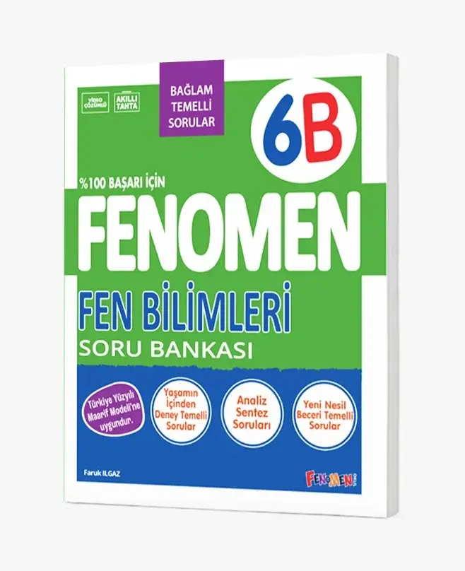 2027 Fenomen 6.Sınıf Fen Bilimleri B Soru Bankası Bağlam Temelli Sorular
