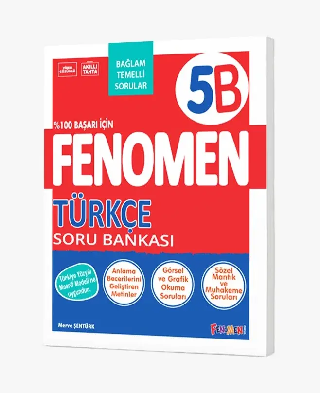 2027 Fenomen Yayıncılık 5.Sınıf Türkçe B Soru Bankası Bağlam Temelli Sorular