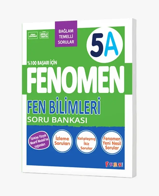2027 Fenomen Yayıncılık 5.Sınıf Fen Bilimleri A Soru Bankası Bağlam Temelli Sorular