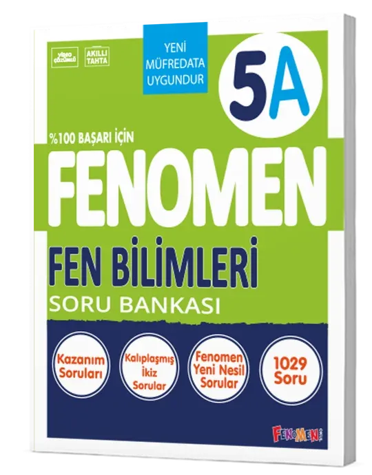 2026 Fenomen Yayıncılık 5.Sınıf Fen Bilimleri A Soru Bankası