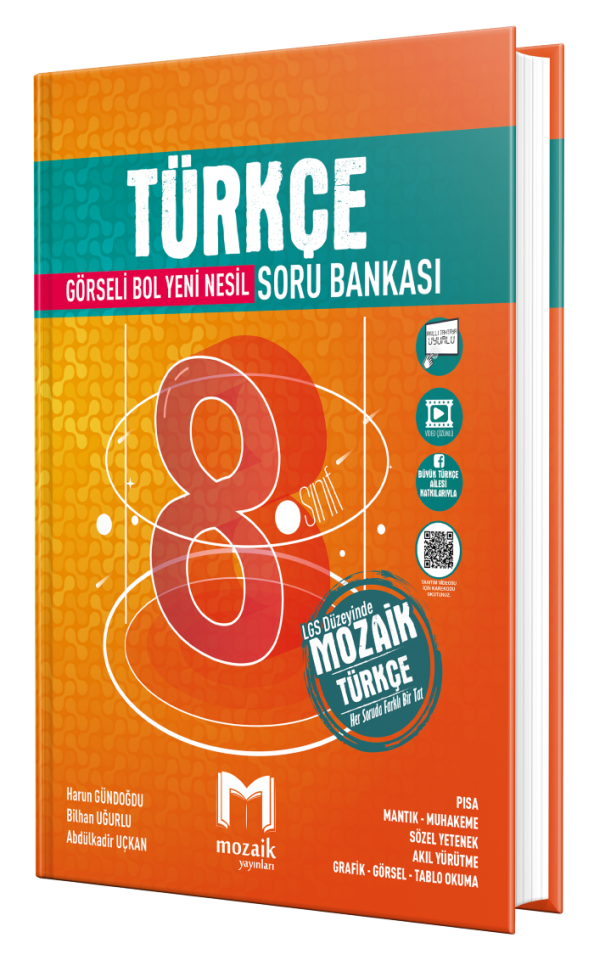 Mozaik Yayınları 8.Sınıf Türkçe Soru Bankası