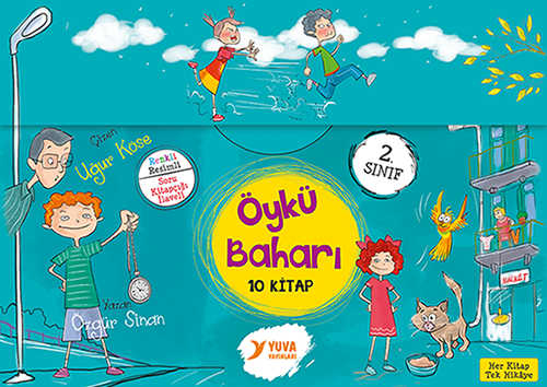 Yuva Yayınları 2.Sınıf Öykü Baharı Kutulu Set + Soru Kitapçığı 10 Kitap