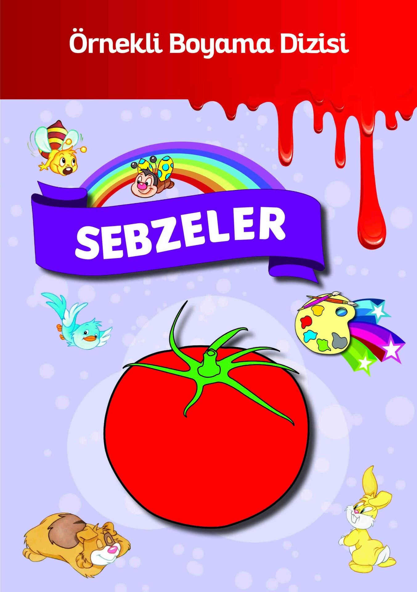 Parıltı Yayıncılık Sebzeler - Örnekli Boyama