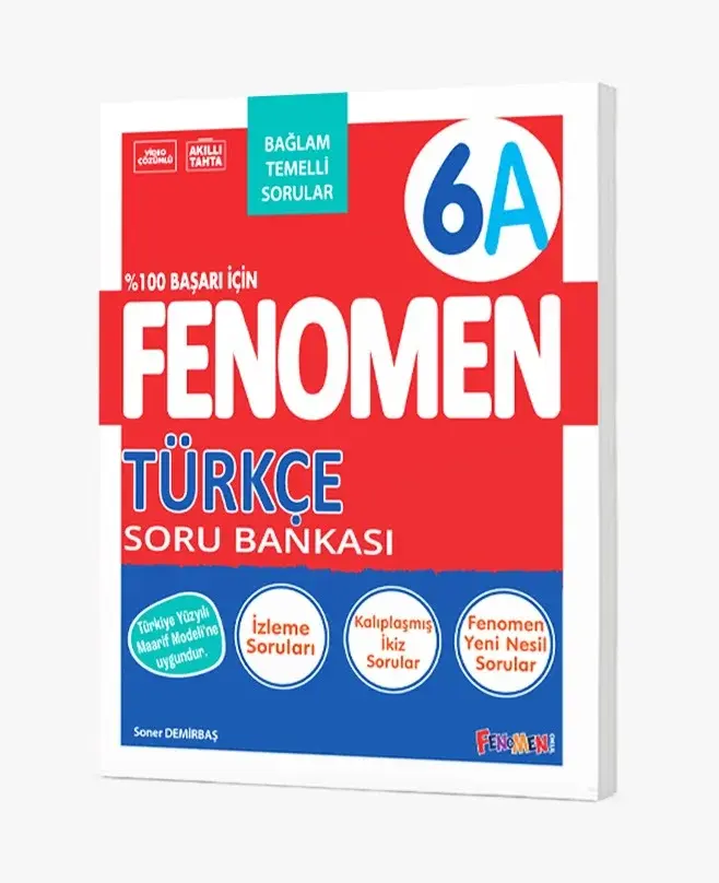 2027 Fenomen Yayıncılık 6.Sınıf Türkçe A Soru Bankası Bağlam Temelli Sorular