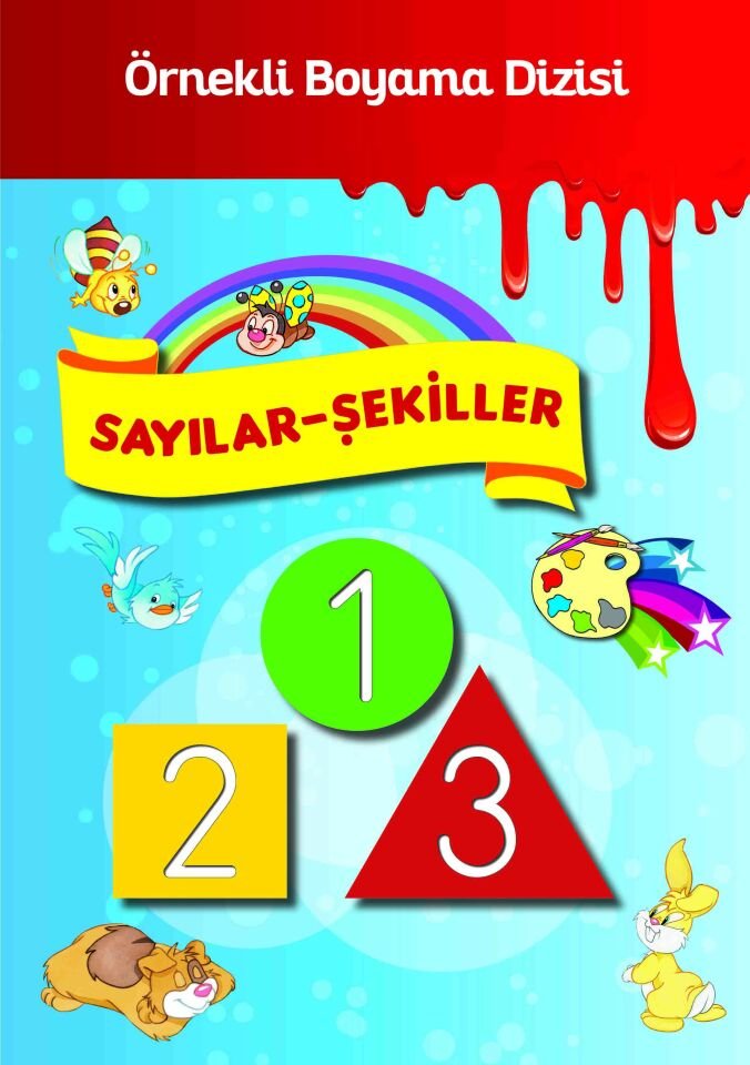 Parıltı Yayıncılık  Sayılar Şekiller - Örnekli Boyama