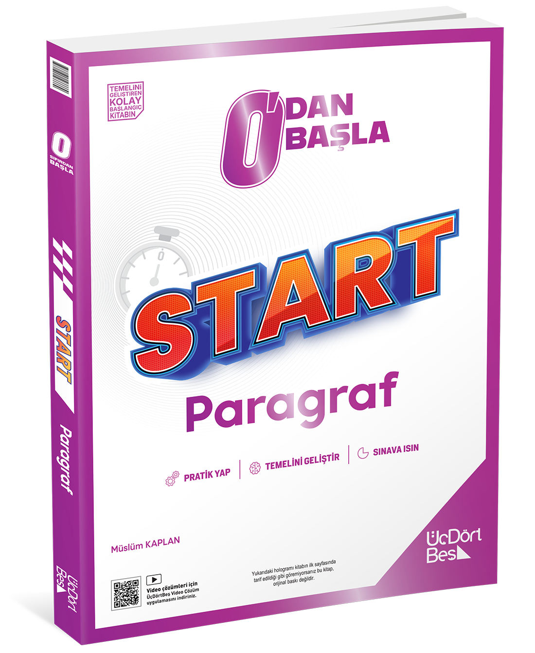 2027 Üç Dört Beş Yayınları 0'Dan Başla Start Paragraf Soru Bankası - GÜNCEL BASKI