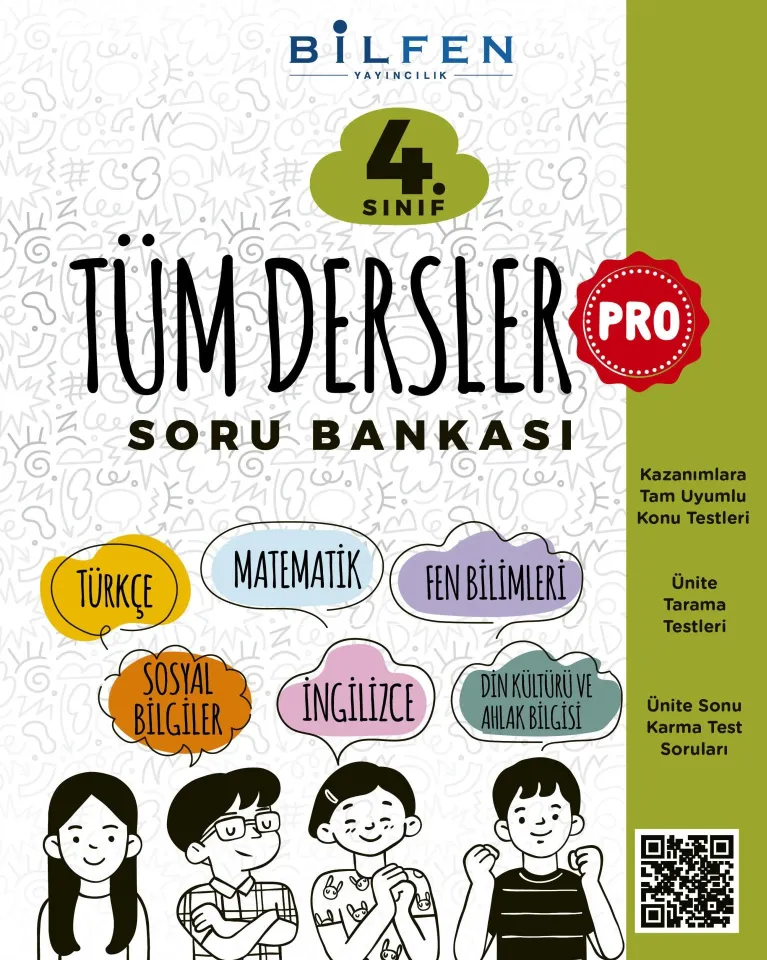 Bilfen Yayıncılık 4. Sınıf Pro Tüm Dersler Soru Bankası