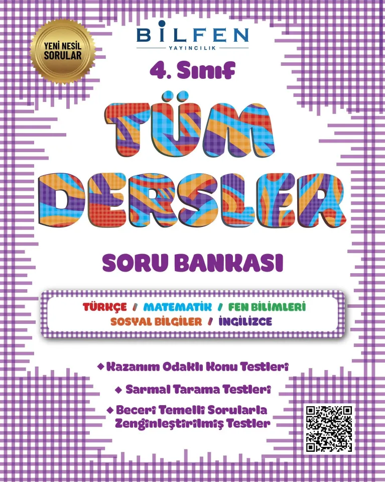 Bilfen Yayıncılık 4. Sınıf Tüm Dersler Soru Bankası
