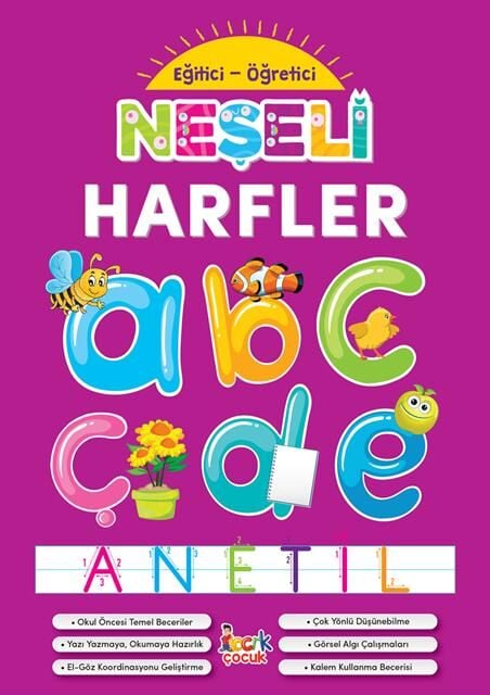 Bıcırık Yayınları Eğitici Öğretici - Neşeli Harfler /Bıcırık
