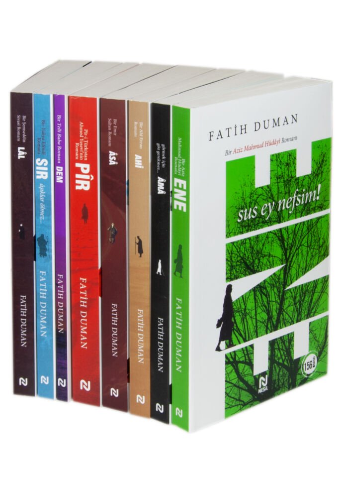 Mercan Okul Yayınları Fatih Duman Romanları Ene Dem Sır Pir Ahi Asa Lal Ama 8 Kitap Kutulu