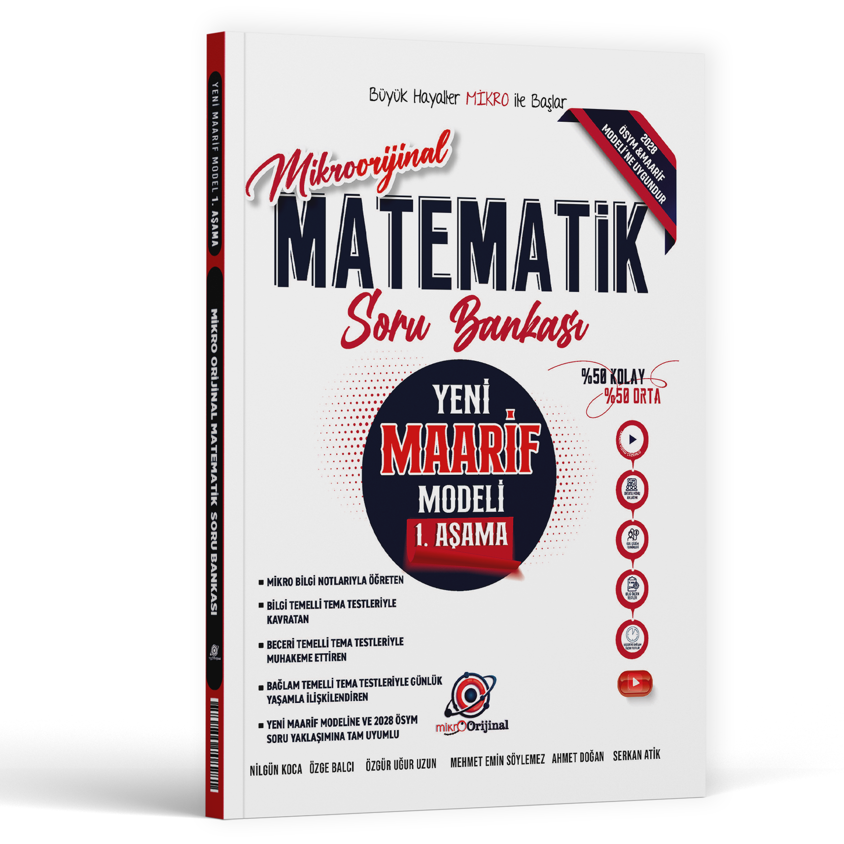 2027 Orijinal Yayınları Tyt Matematik Mikro Orijinal Maarif Model 1.Aşama Soru Bankası