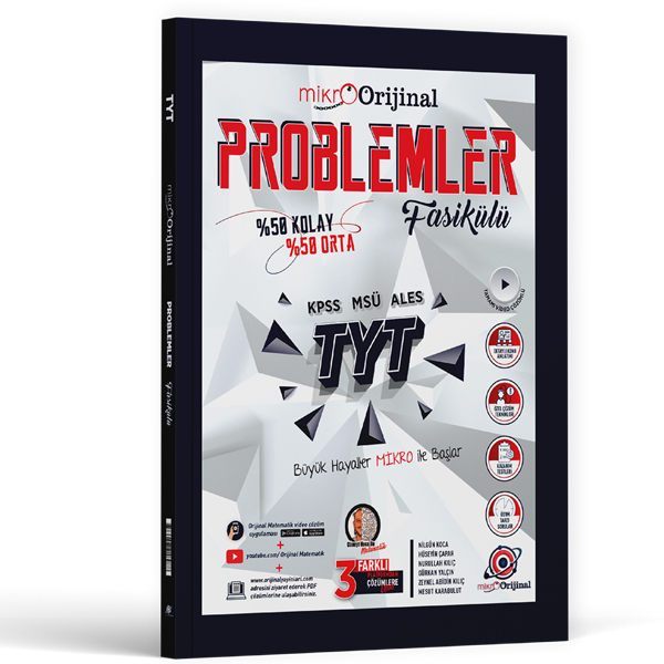 2026 Orijinal Yayınları Mikro Orijinal Tyt Problemler Fasikülü