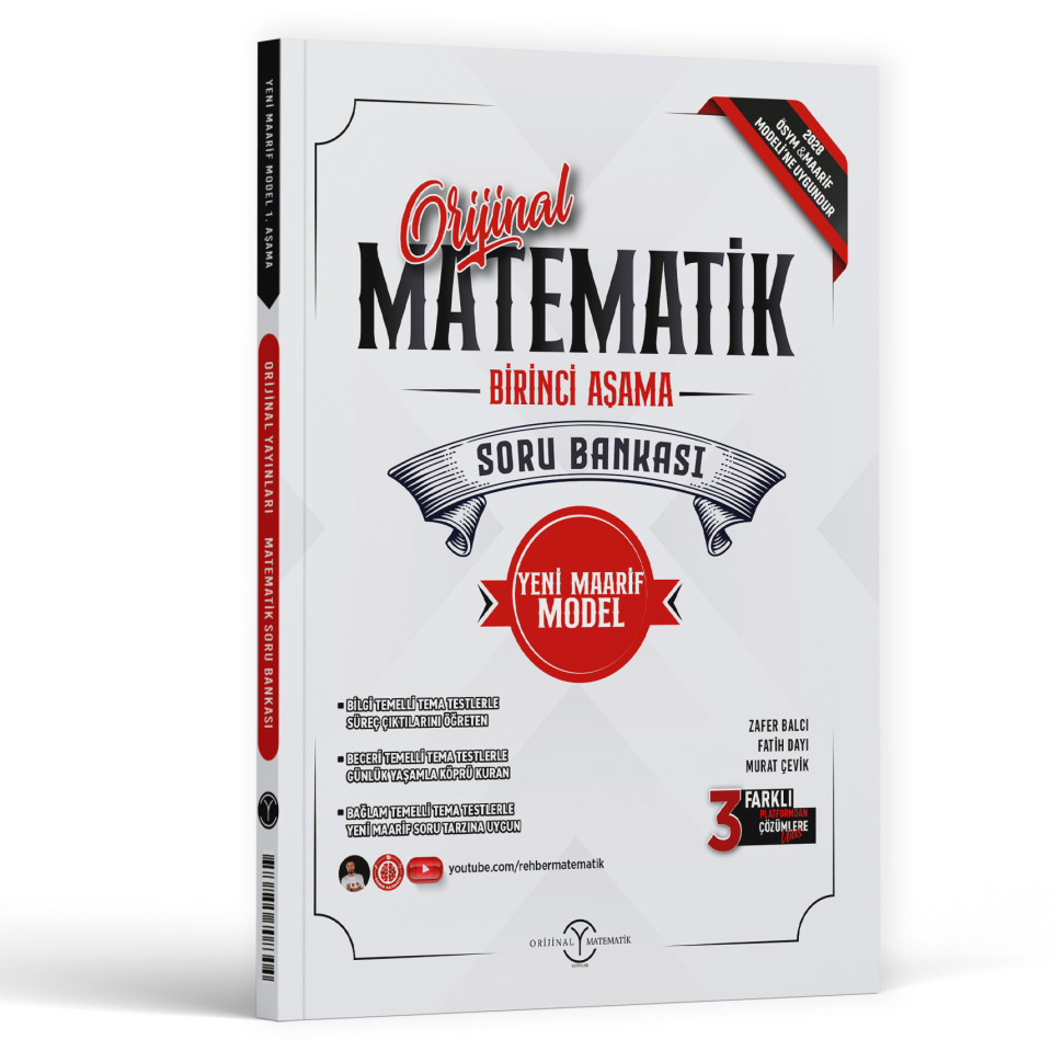2027 Orijinal Yayınları Tyt Matematik Maarif Model 1.Aşama Soru Bankası