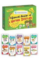 Nesil Çocuk Eğlenceli İkizler Ve Hayvan Dostları  10 Kitap