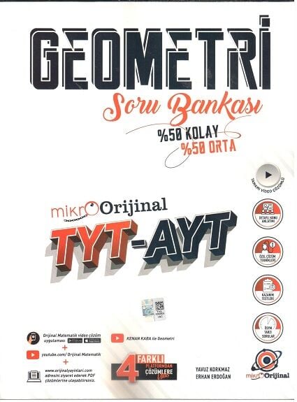 Orijinal Yayınları Tyt Ayt Mikro Geometri Soru Bankası 2026