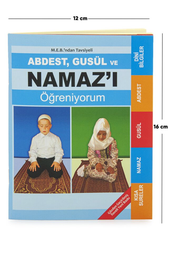 Seda Yayınları Abdest, Gusül ve Namazı Öğreniyorum Cep Boy Kod: 090