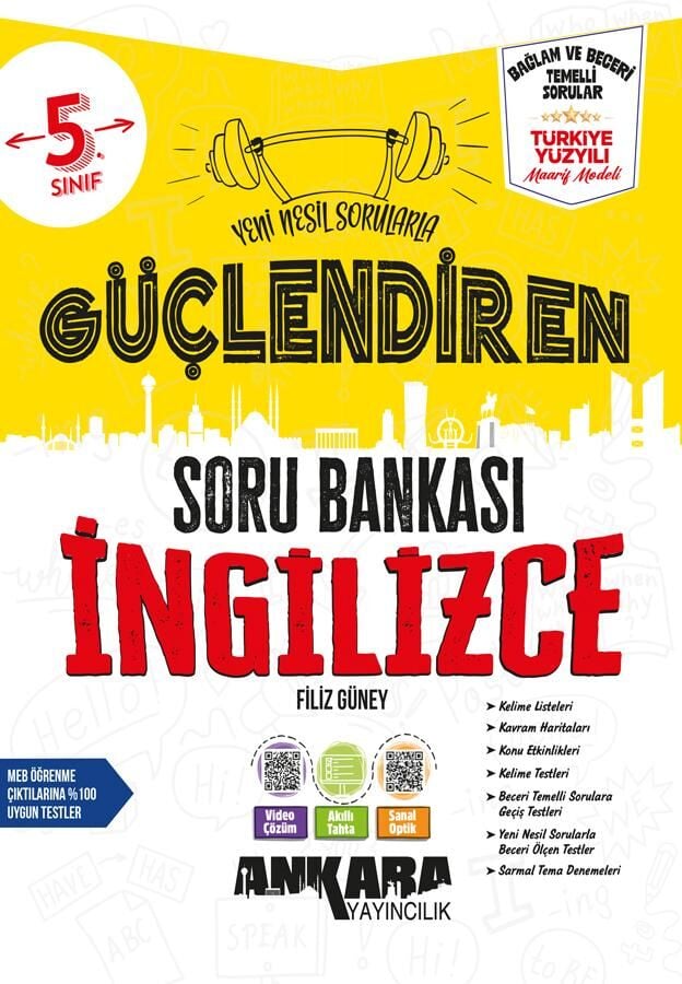 2027 Ankara Yayıncılık 5.Sınıf Güçlendiren İngilizce Soru Bankası