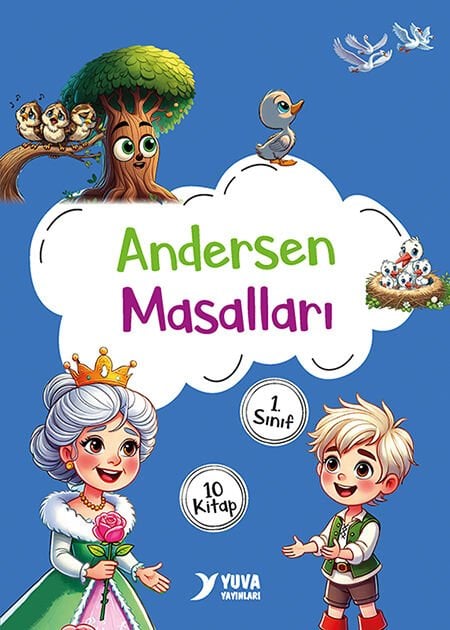 Yuva Yayınları 1.Sınıf Andersen Masalları 10 Kitap Set