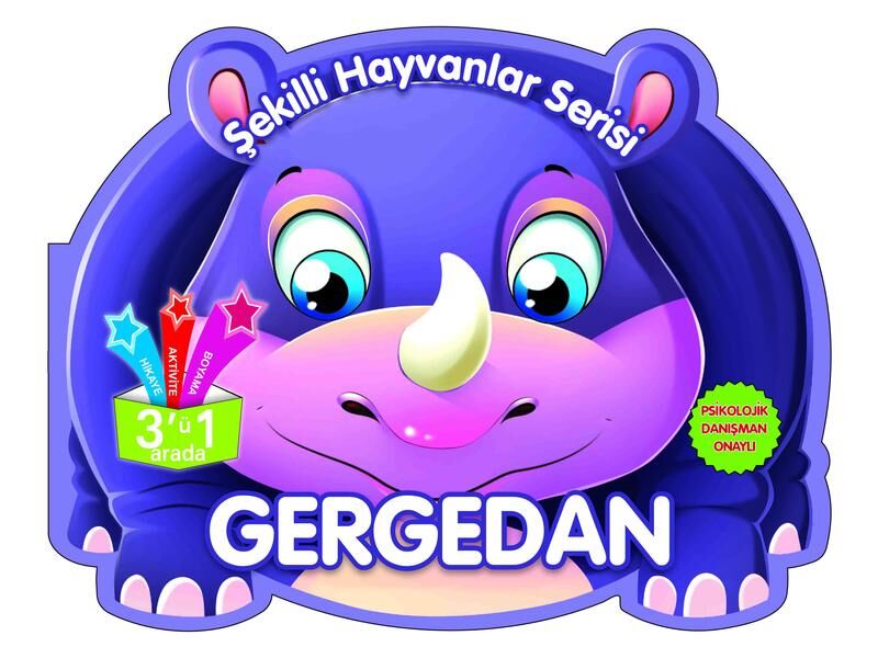Parıltı Yayıncılık Şekilli Hayvanlar  Gergedan