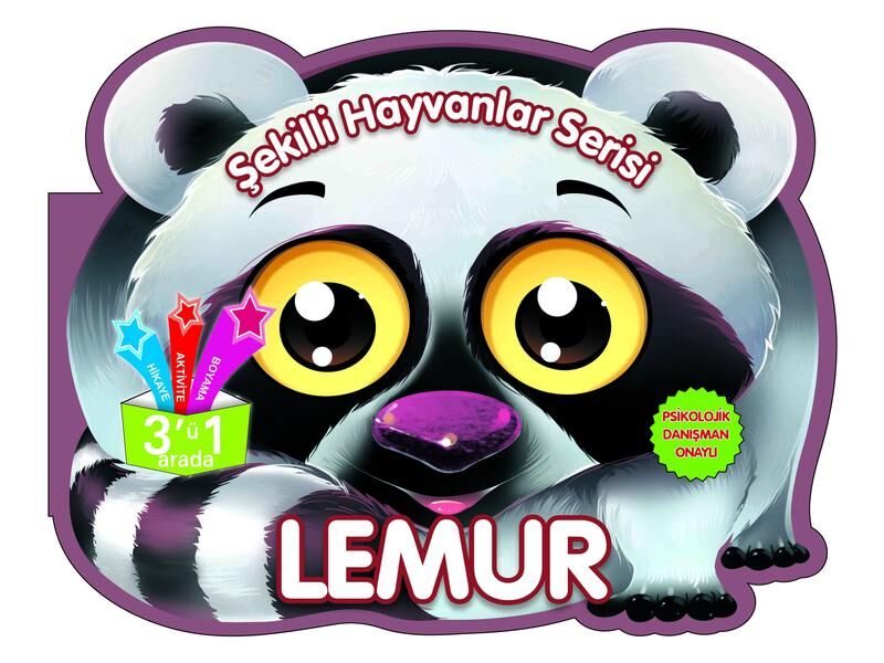 Parıltı Yayıncılık Şekilli Hayvanlar  Lemur