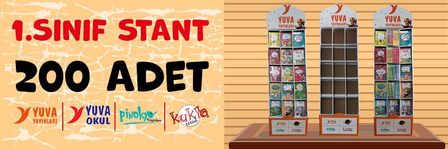 Yuva Yayınları 1.Sınıf Hikaye Standı Toplam 200 Set