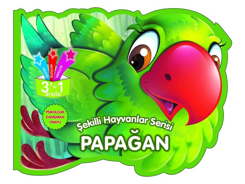 Parıltı Yayıncılık Şekilli Hayvanlar Papağan