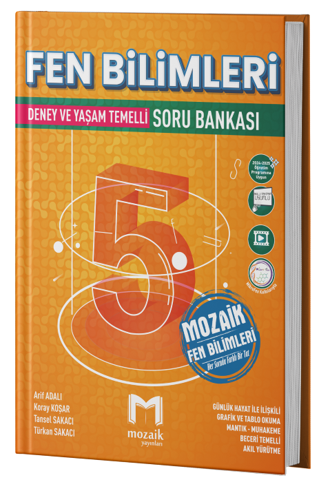 Mozaik Yayınları 5.Sınıf Fen Bilimleri Soru Bankası